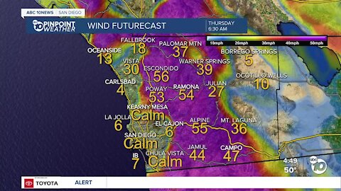 ABC 10News Pinpoint Weather with Meteorologist Megan Parry