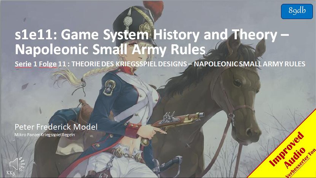 s1e11: Game System History and Theory – Napoleonic Small Army Rules