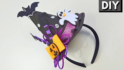 DIY - How to Make a Witch Hat Tiara DIY to Rock Halloween 2023!