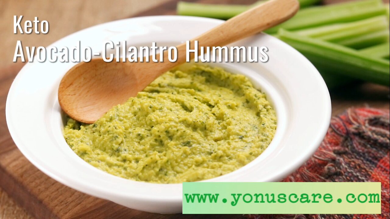 How to cook Keto based Avocado Cilantro Hummus