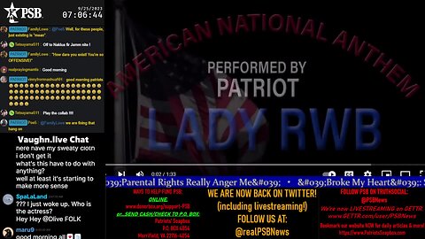 2023-09-25 07:00 EDT - Patriots Soapbox AM: with MykelJaye, SkyeBreeze