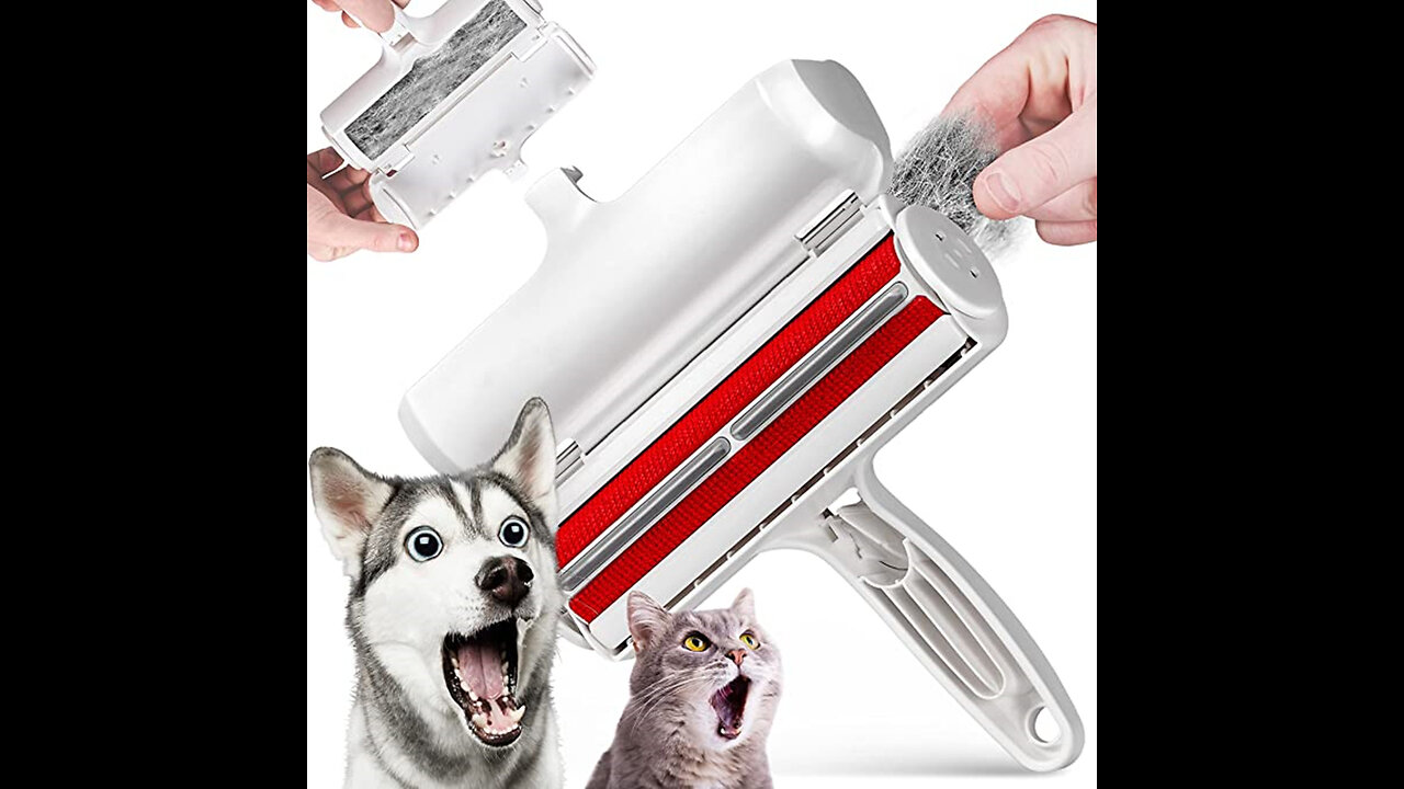 Pet Hair Remover Roller:Easy Cleaning for Furniture, Clothes & Carpets |