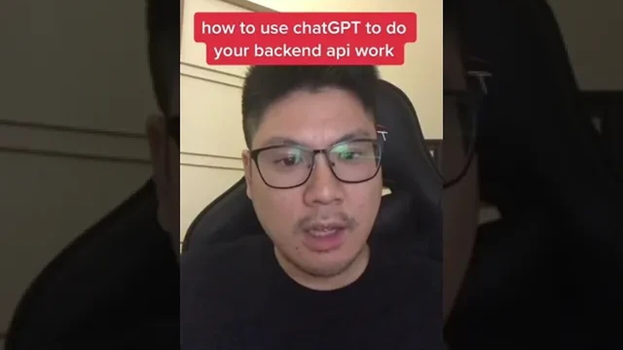 chatGPT automate your backend api work?