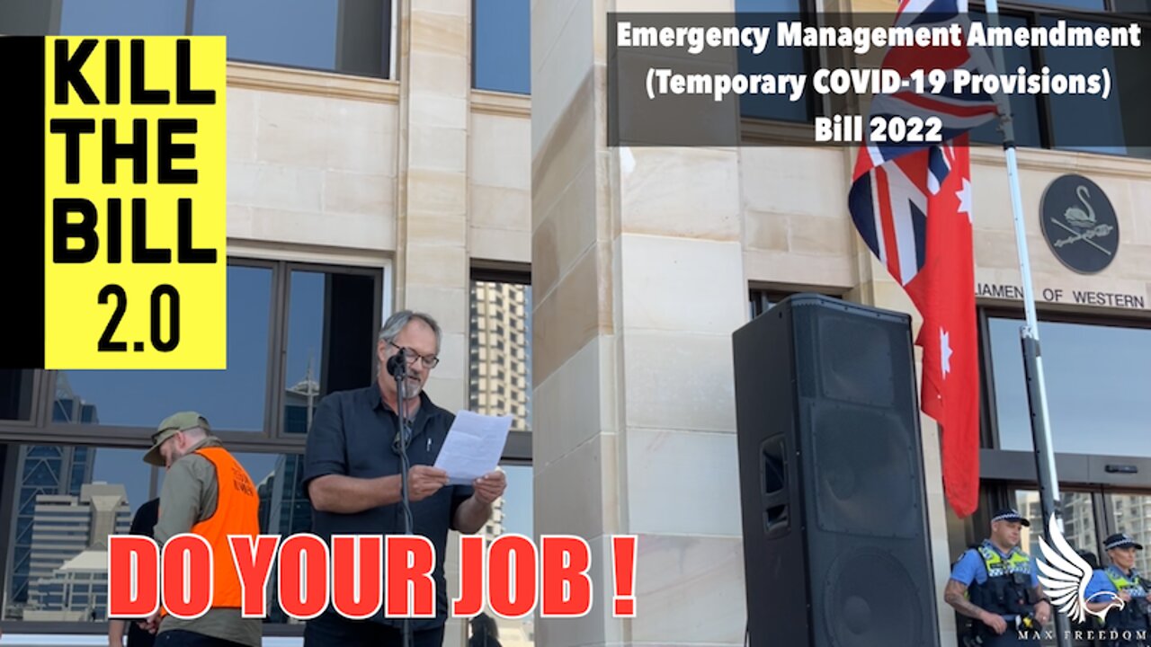 DO YOUR JOB ! -KILL THE BILL 2.0 18th October 2022