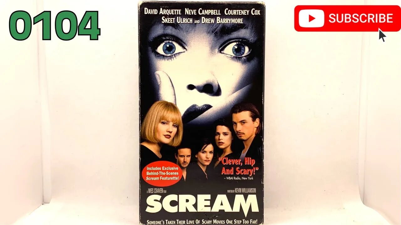 [0104] Previews from SCREAM (1996) [#VHSRIP #scream #screamVHS]