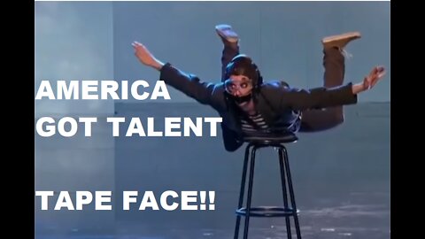 America's Got Talent - Tape Face Second Performance