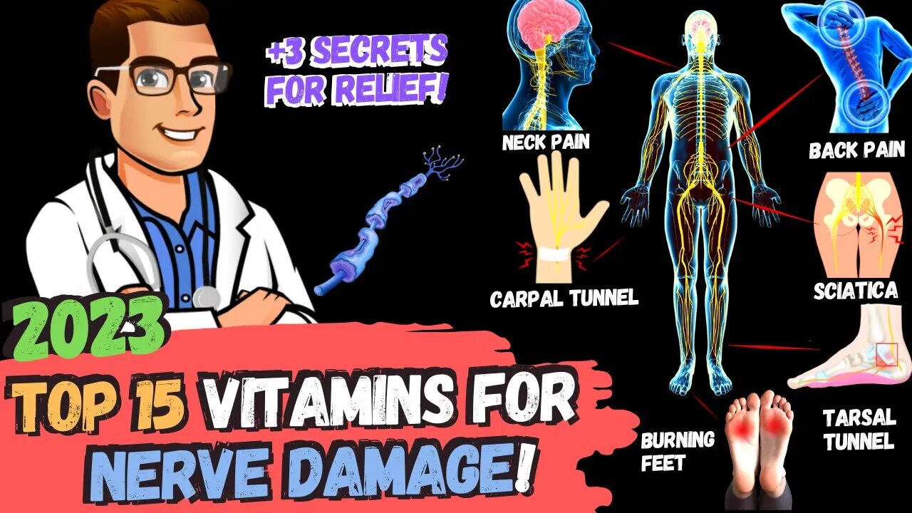 Top 15 Vitamins & Supplements for Nerve Damage [+ 3 BIG SECRETS]