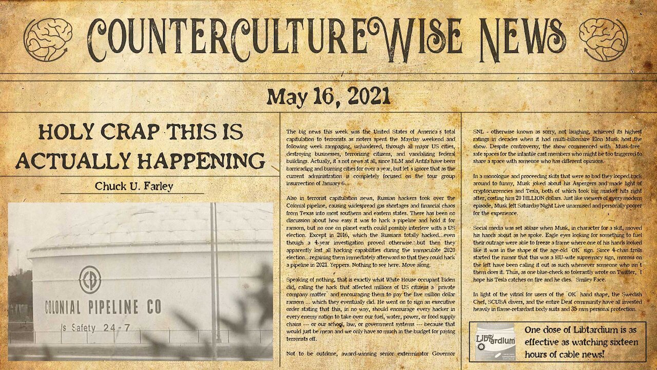 Holy Crap, This is Actually Happening - CCW News 2021 May 16