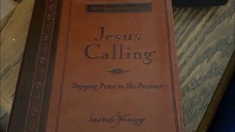 October 29 |Jesus calling daily devotional.