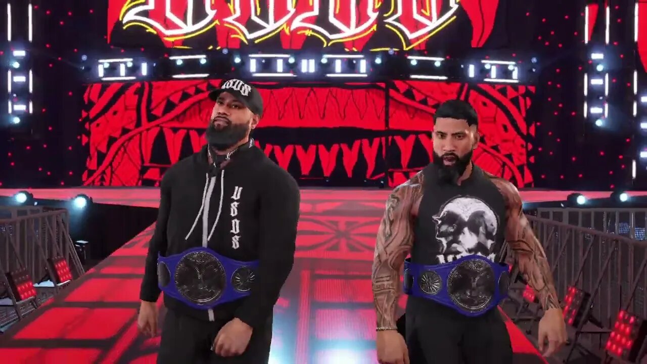 WWE2K22: The Usos Full Entrance