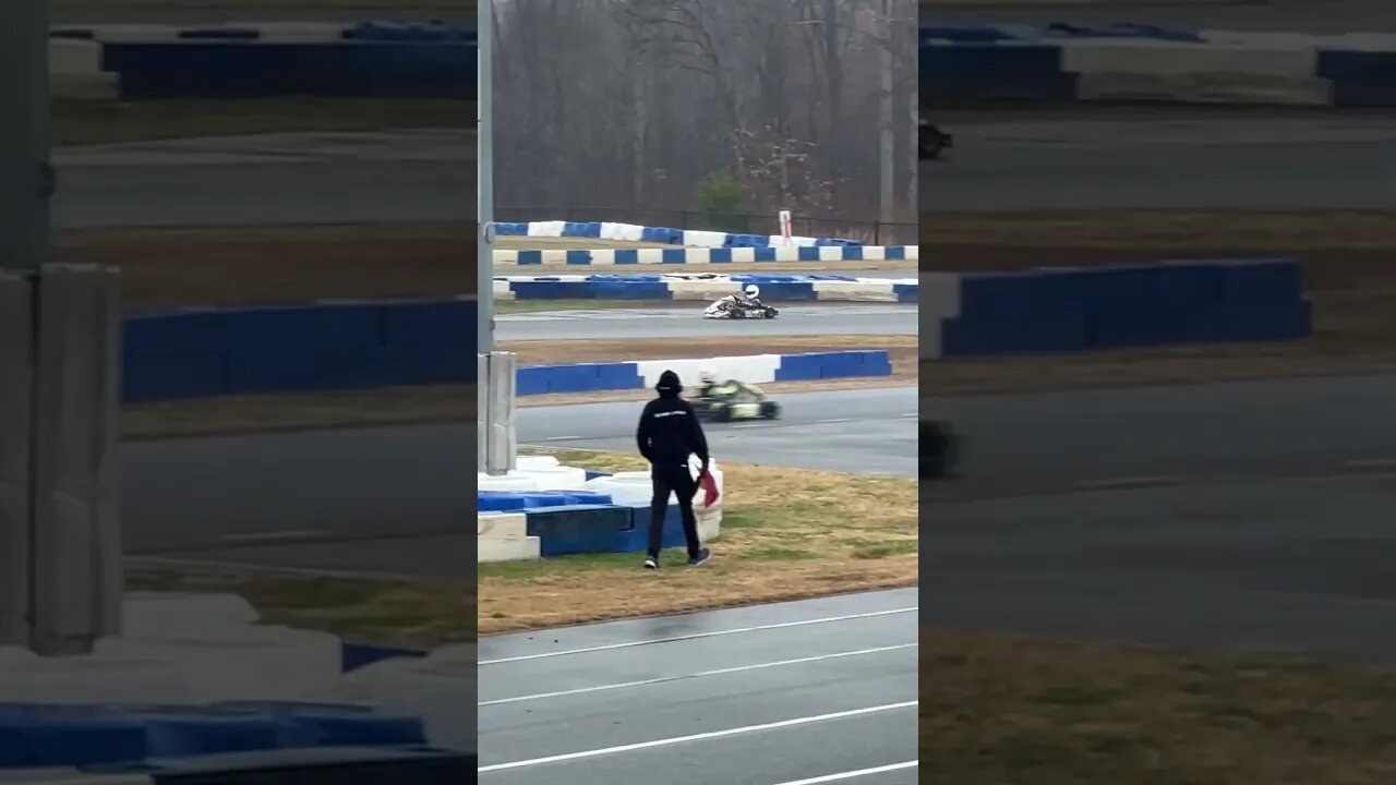 Leading a gokart race