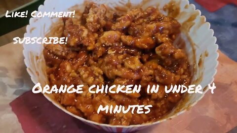 4 Minute Orange Chicken Recipe