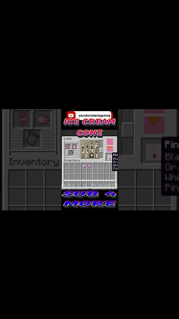 Ice Cream Cone Banner | Minecraft