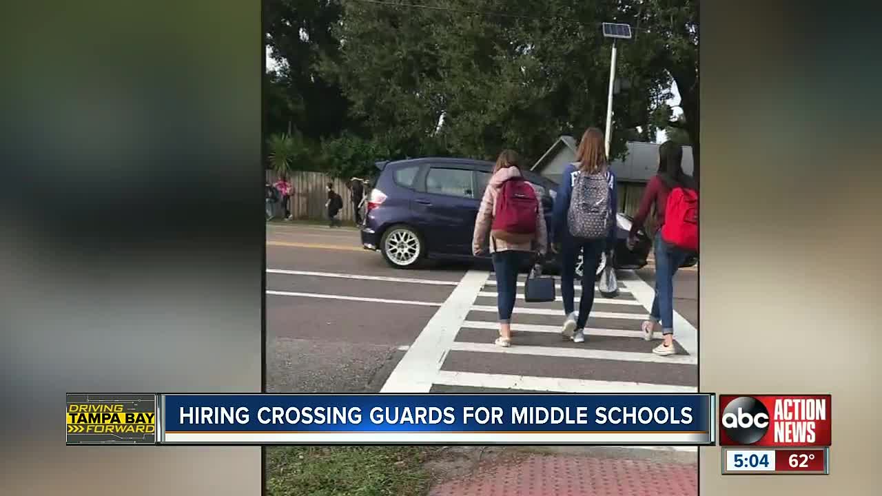 Sheriffs office estimates they’d need 165 crossing guards to expand to Hillsborough middle schools