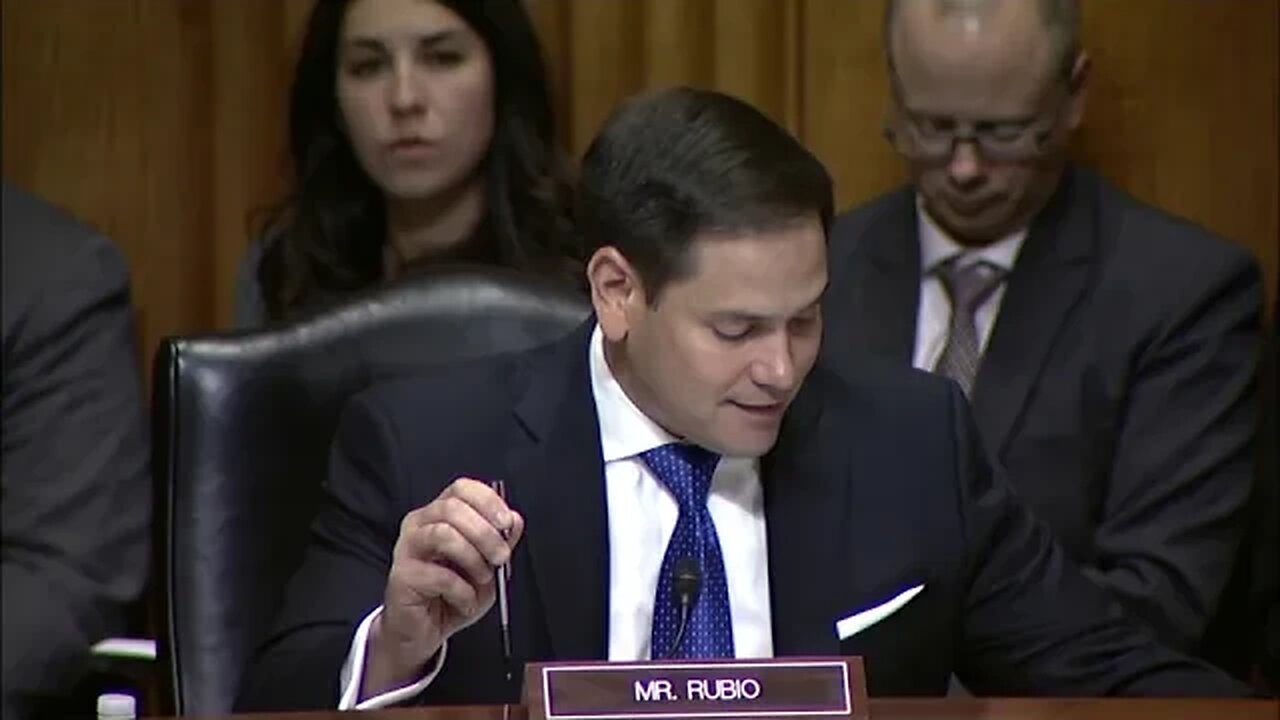 Rubio Speaks at Senate Foreign Relations Hearing on Human Rights Violations by China