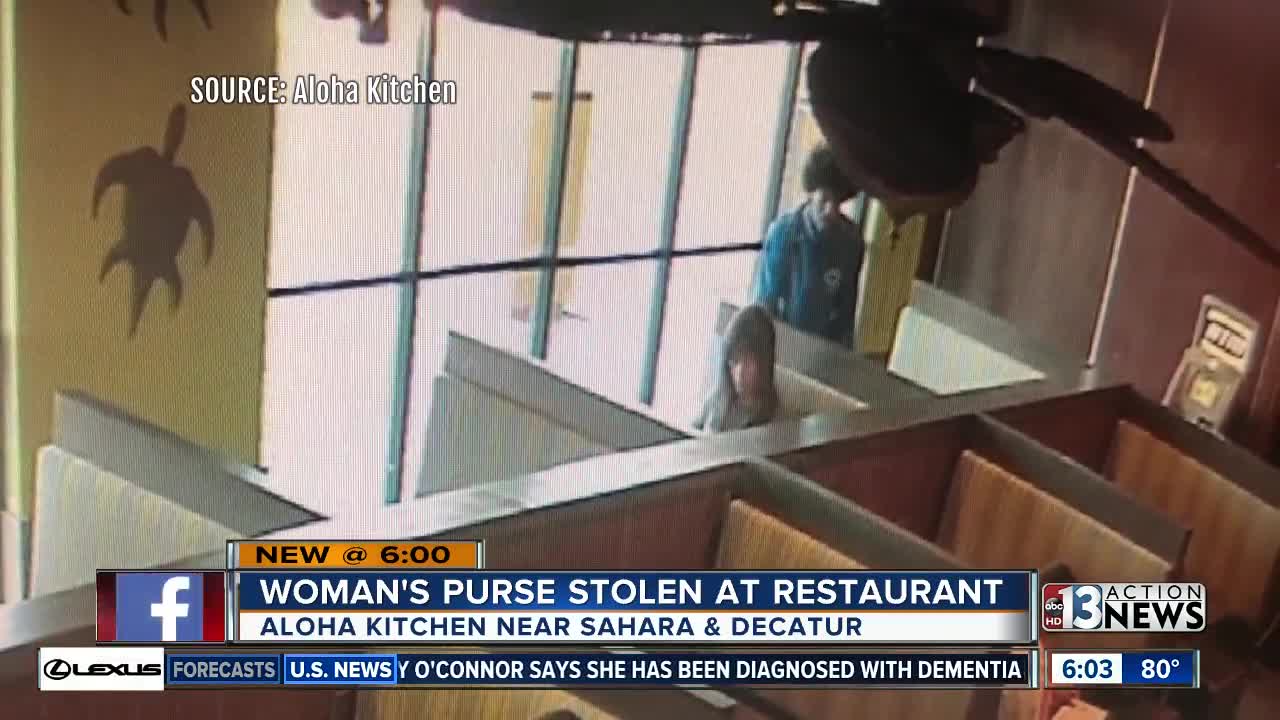 Restaurant uses social media to find purse snatcher