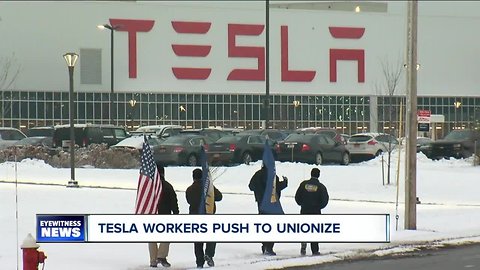 Tesla employees launch organizing drive with help of nationwide unions