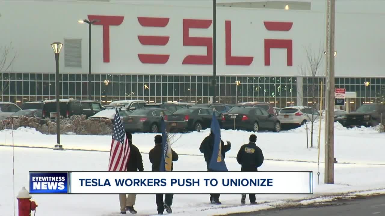 Tesla employees launch organizing drive with help of nationwide unions