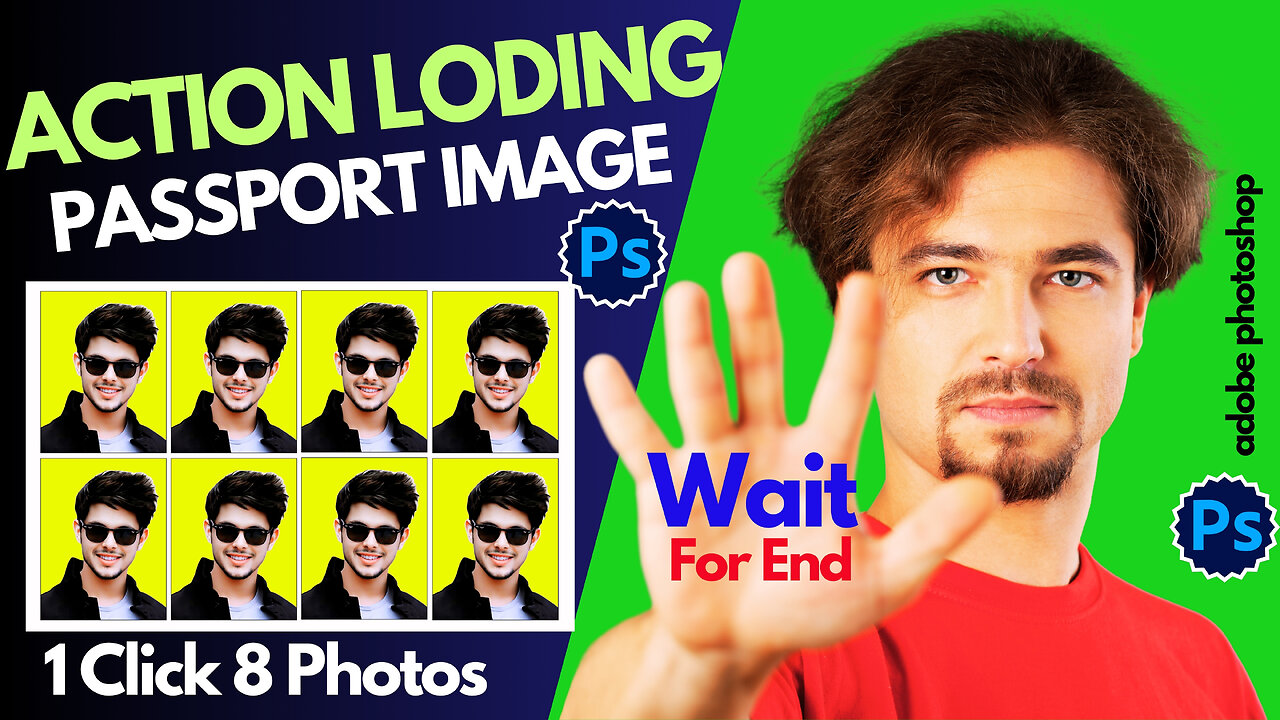 how to make passport size photo in photoshop|#photoshopactions