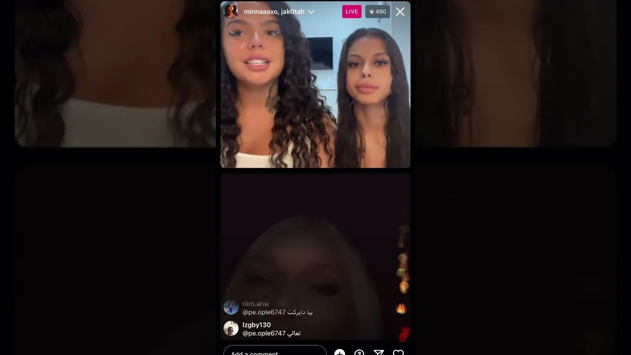 MINNAAAXO IG LIVE: Mina Kicking It With A Friend jak0tah On Live (22/04/23)