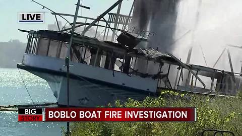 Investigators say welding spark caused massive Boblo boat fire