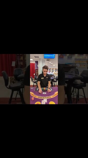 Insurance in Blackjack! #vegas #lasvegas #casino #gamble #gambler #blackjack #lasvegasstrip