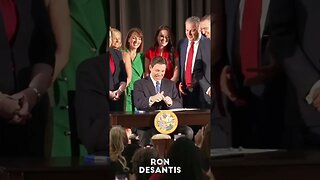 Ron DeSantis, Signs Anti ESG Legislation