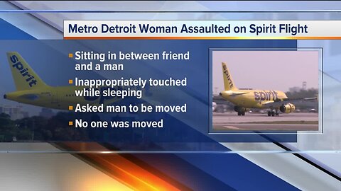 Metro Detroit woman assaulted on Spirit flight