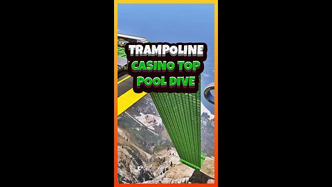Trampoline casino top pool dive | Funny #GTA5 clips Ep. 255 #moddedaccounts #gtarecovery