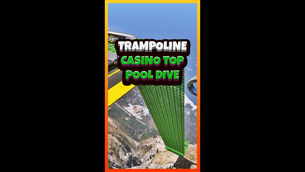 Trampoline casino top pool dive | Funny #GTA5 clips Ep. 255 #moddedaccounts #gtarecovery