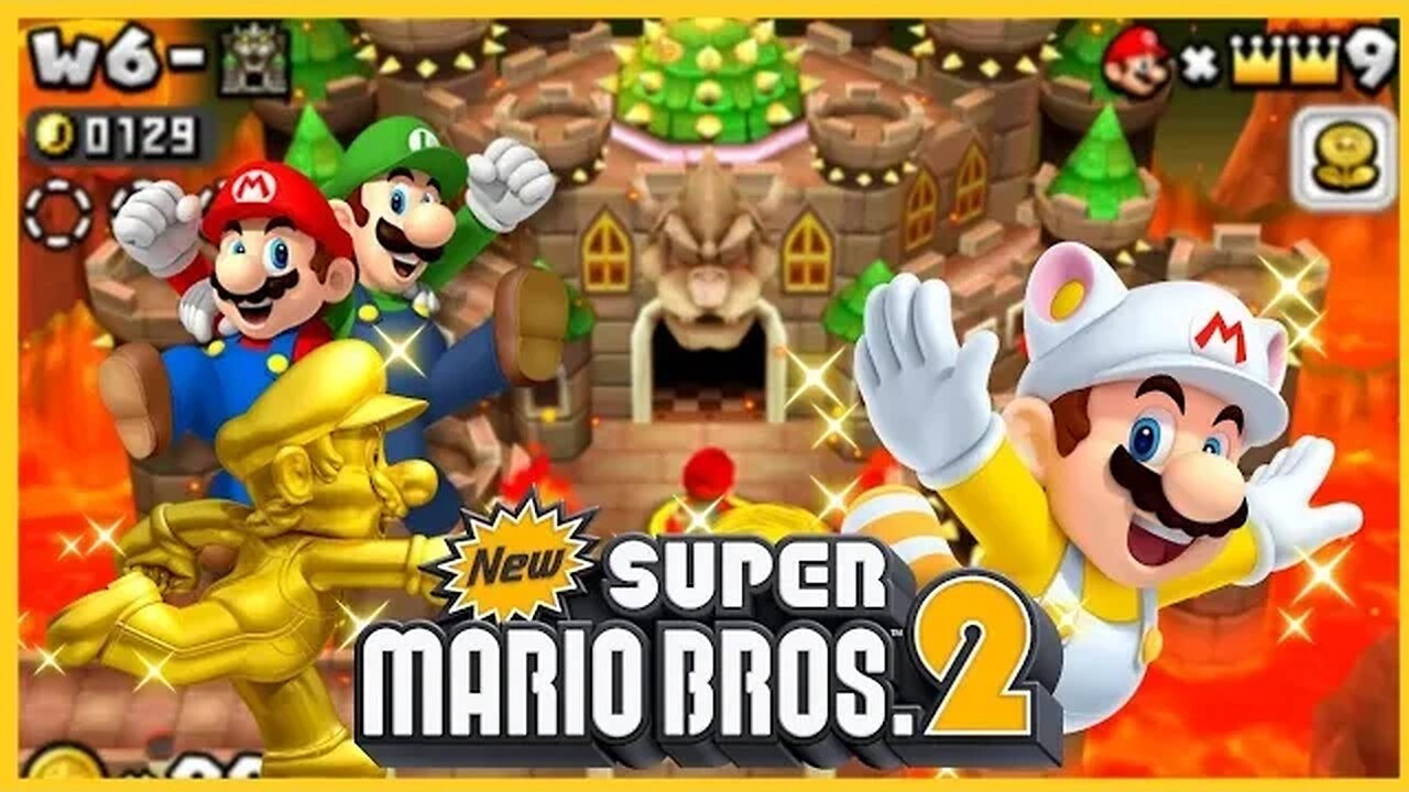 Epic Final BOSS Battle - New Super Mario Bros. 2 on Android/iOS 3DS & CITRA Emulator