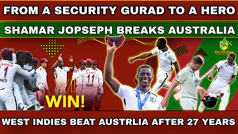 🔴LIVE | SHAMAR JOSHEP RIP THROUGH AUSTRALIA| WESTINDIES CREATS HISTORY AFTER 27 YEARS |WI WINS AUS