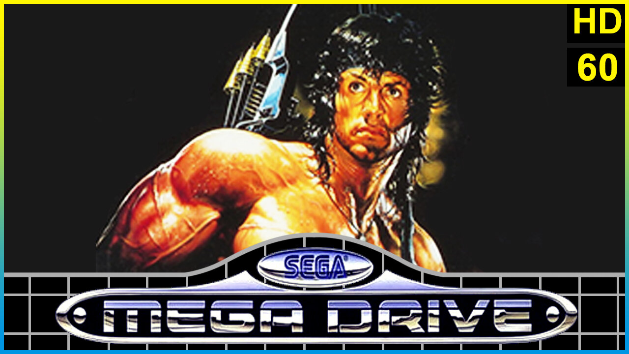 Rambo III (Rambo 3). [Megadrive / Genesis]. Complete Playthrough / Walkthrough. Lets Play.