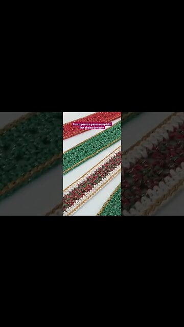 NATAL! Trilho de mesa natalino | 👇🏼Vídeo completo no link abaixo