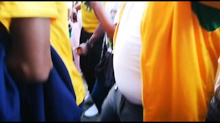 SOUTH AFRICA - Johannesburg - 04 June 2019 - ANCYL outside Luthuli House(video) (b85)