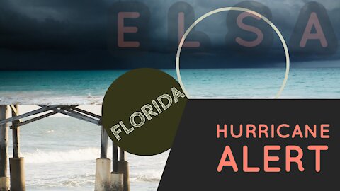 Hurricane Elsa footage, storm destroyed Florida beaches