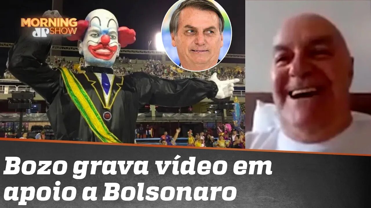 Palhaço Bozo grava vídeo em apoio a Bolsonaro