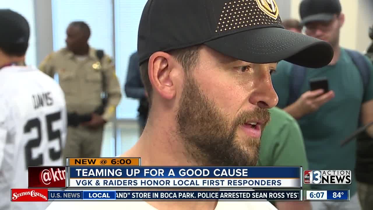 Golden Knights and Raiders team up for a good cause