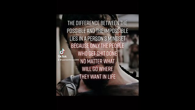Difference between possible and impossible…