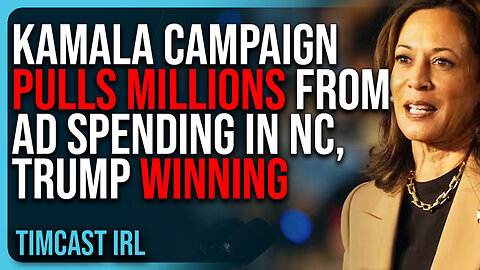 Kamala Campaign PULLS MILLIONS From Ad Spending In NC, Trump WINNING