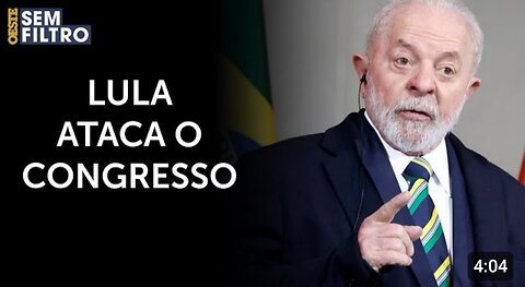 IN BRAZIL, FORMER PRISONER LULA ATTACKS CONGRESS