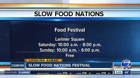 Slow Food Nations Festival this weekend in Larimer Square