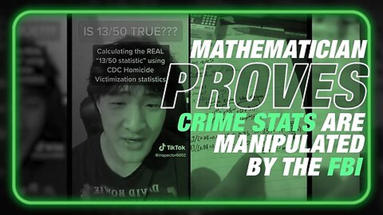 VIDEO: Mathematician Proves Crime Stats Are Manipulated By The FBI