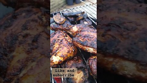 BBQ CHICKEN #food #outdoorcooking