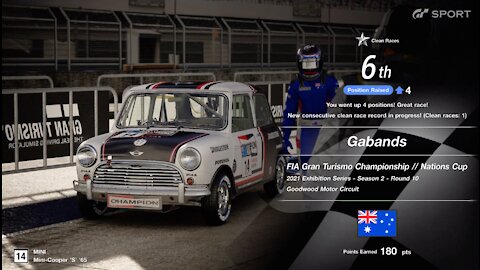 FIA GTC // Nations Cup - 2021 Exhibition Series - Season 2 - Round 10 - Mini Cooper 'S' 1965