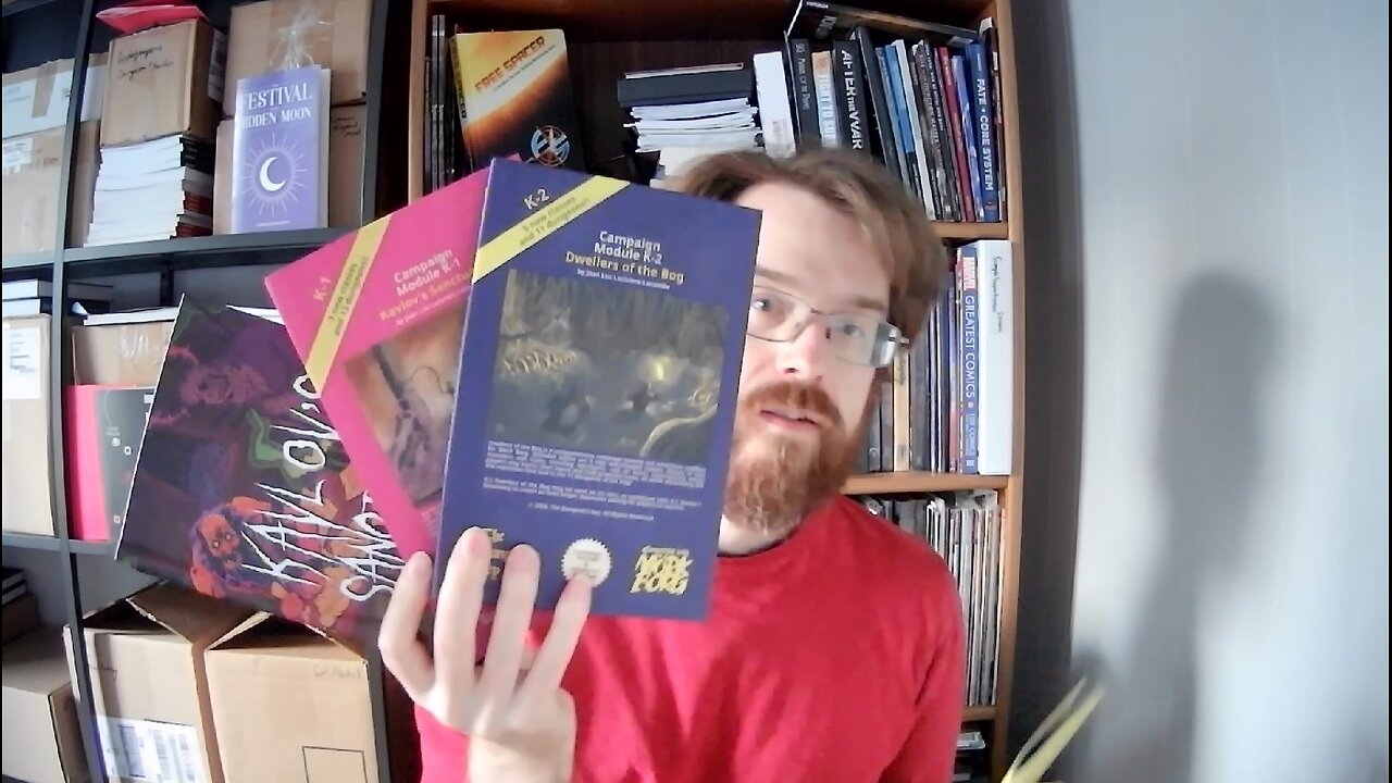 RPG Unboxing: Kavlov's Sanctuary - OSE, Mork Borg - and Dwellers of the Bog