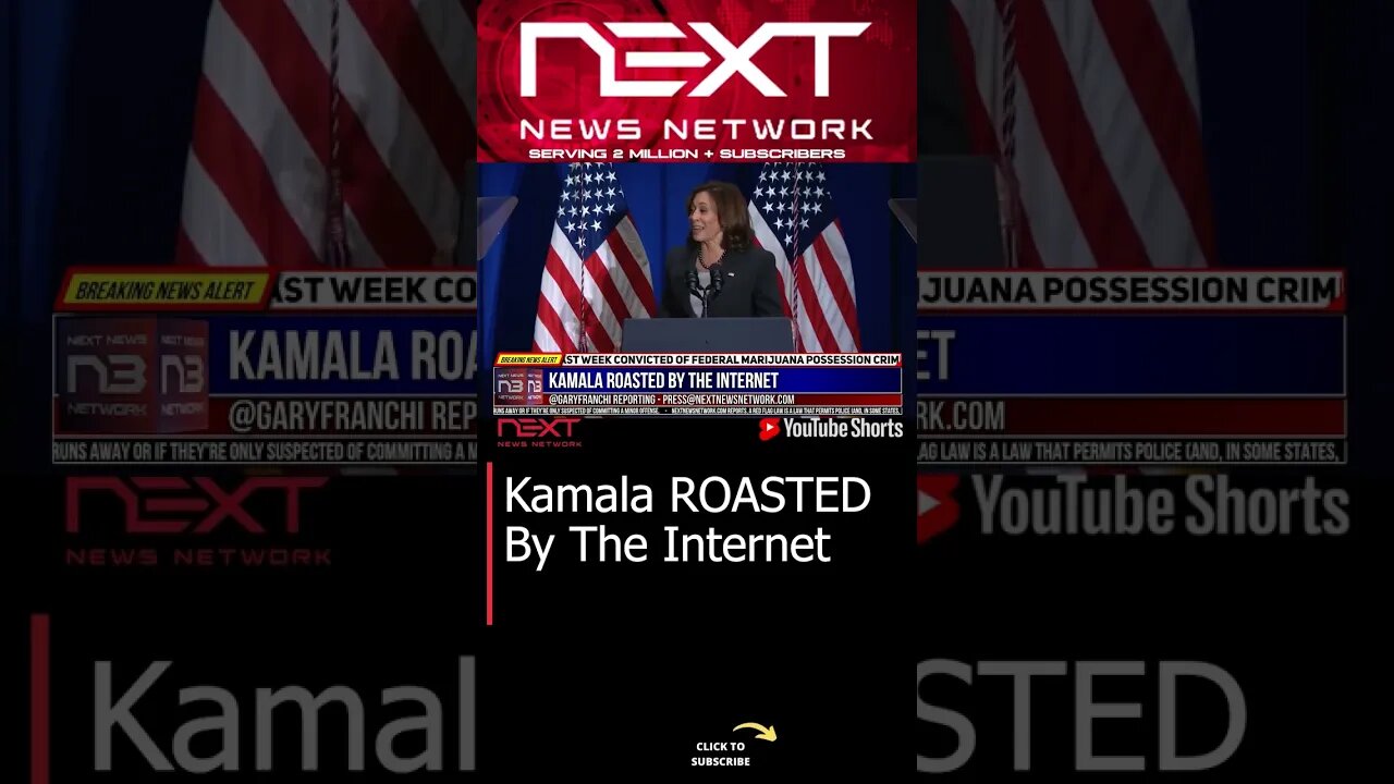 Kamala ROASTED By The Internet #shorts