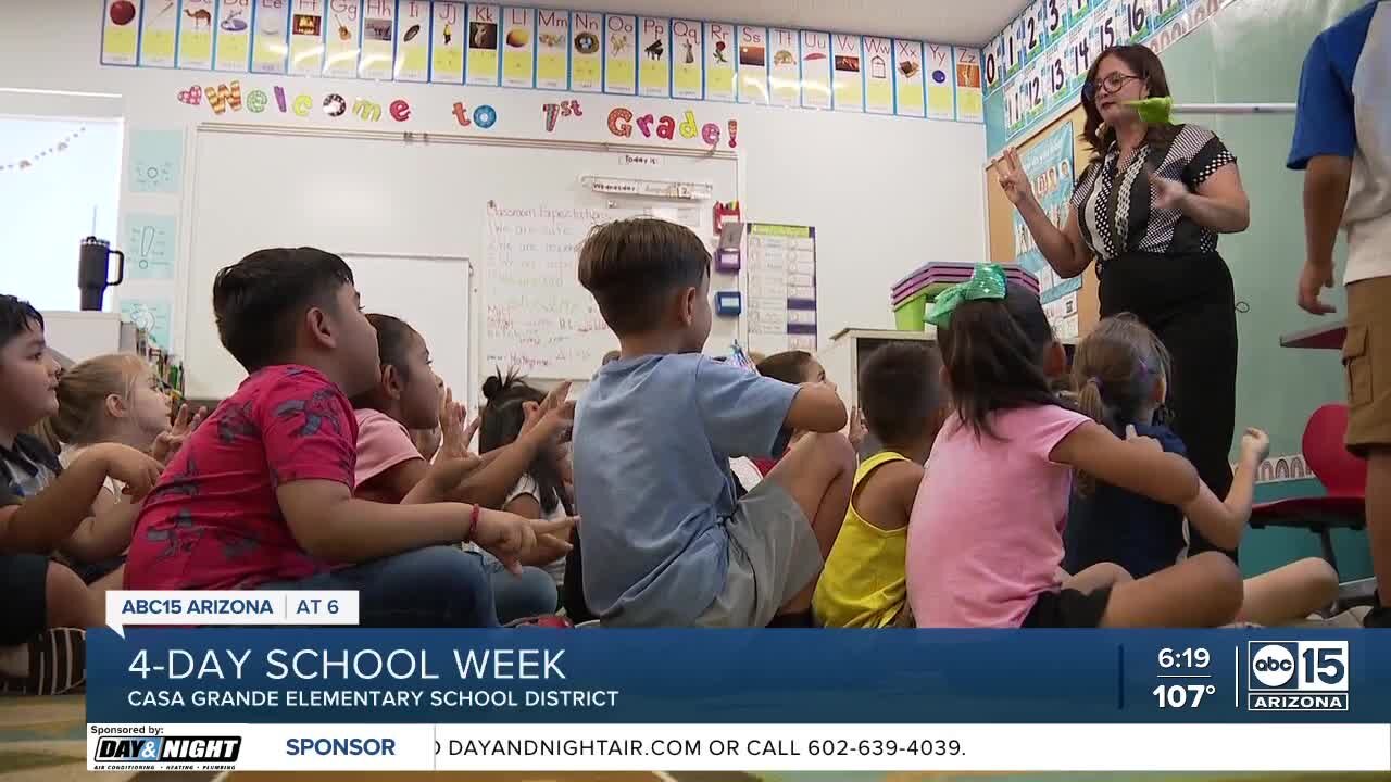 Casa Grande Elementary School District gives insight one year into 4-day school week