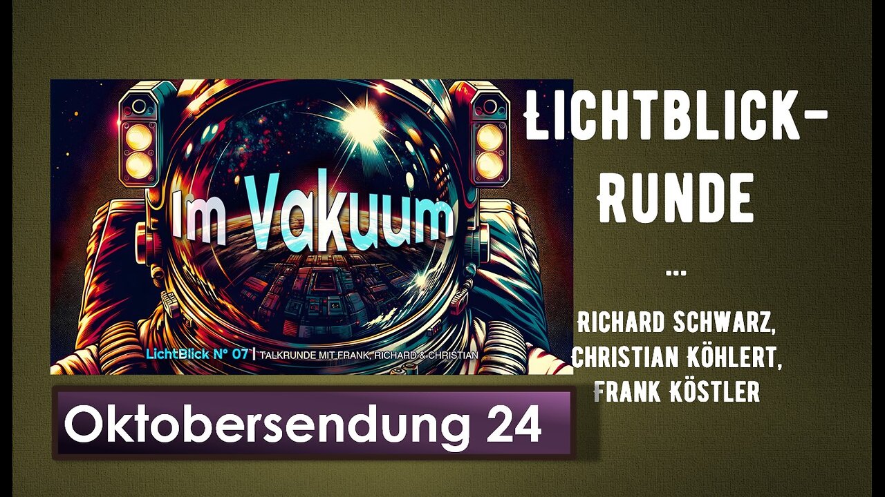 Lichtblick Runde Oktober - Richard, Christian, Frank