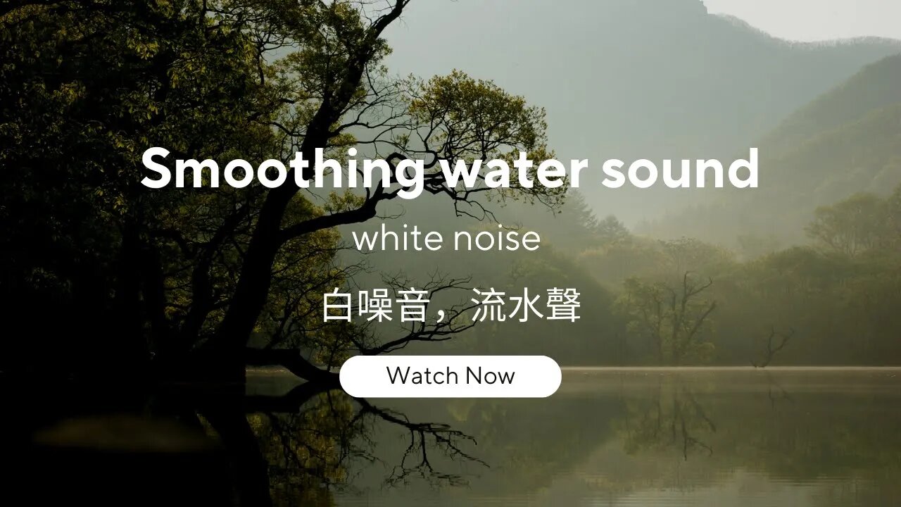 #soothingwatersounds #白噪音 沉浸式野外聆听自然的音乐，学习研究冥想放松的背景音乐#asmr #流水声#白噪音 #whitenoise#自然声音 #森林的聲音#白噪聲 #白色噪音